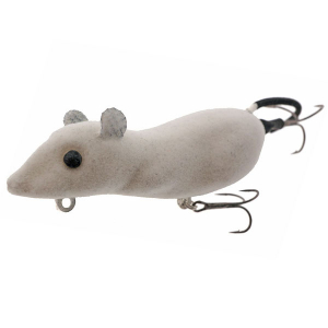 Мышь белая для ловли тайменя "Мышара-флок" №4