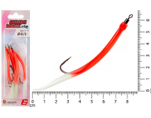 Оснастка Higashi Gummi Makk rig SB3 #01 Red (#12-0)