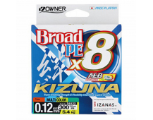 Шнур Owner Kizuna Broad PEx8 300m 0.21mm multicolor